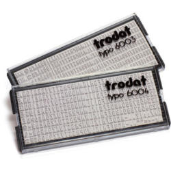 TRODAT Lettres Typo 6004 1 Set, 4mm