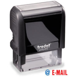 TRODAT Timbro E-Mail 4912EMAIL blu/rosso 47x18mm