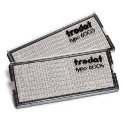 TRODAT Lettres Typo 6003 1 Set, 3mm