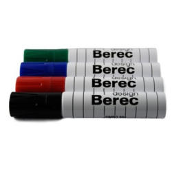 BEREC Whiteboard Marker 3-13mm 954.04.99 4er astuccio extrabreit