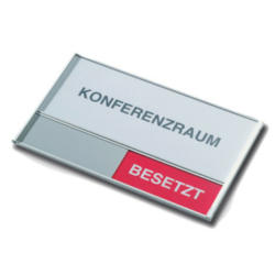 BEREC Plaque de porte 108x180mm 314.077 Alu, Frei-Besetzt