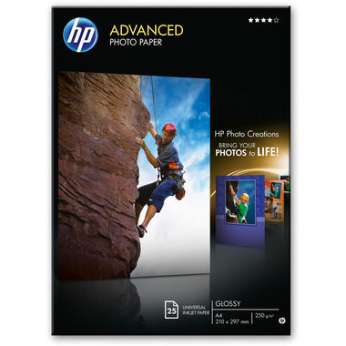 HP Advanced Glossy Photo Paper A4 Q5456A InkJet 250g 25 fogli