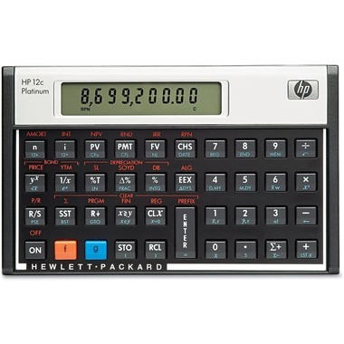 HP Calculator Platinum 12C F2231AA#UUZ Deutsch/Italienisch