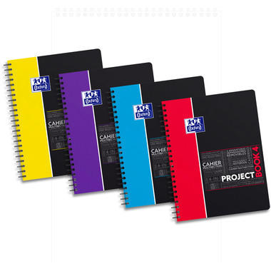 OXFORD Projectbook A4+ 400037432 quadrillé 5mm, 90g 100 flls.