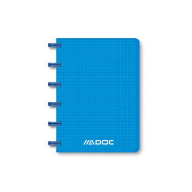 ADOC Cahier Pap-Ex A6 2044.104 quadrillé bleu