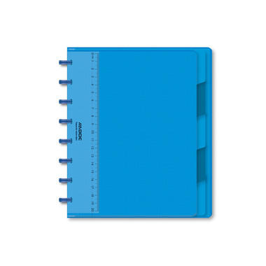 ADOC Cahier Pap-Ex A5 3044.204 quadrillées bleu