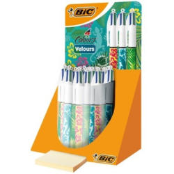 BIC Stylo à bille 4Colours 0.32mm 9672781 Velours, 4 couleurs 30 pcs.