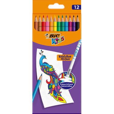 BIC Crayon de couleur Evolution 987868 12 pcs., couleurs ass.