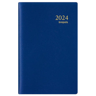 BREPOLS Agenda Delta Genova 2024 26.3.1251 blau, 1W/S, 9x12.5cm