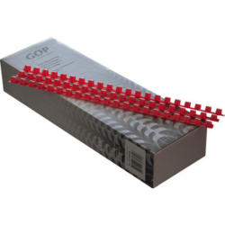 GOP Plastikbinderücken 020728 8mm, rot 100 Stück