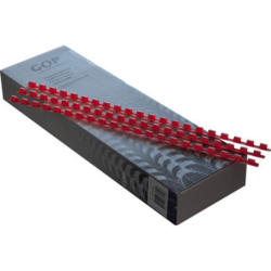 GOP Plastikbinderücken 020723 6mm, rot 100 Stück
