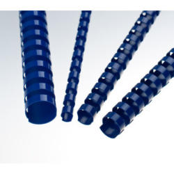 RENZ Plastikbinderücken 16mm A4 202211604 blau, 21 Ringe 100 Stück
