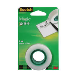 SCOTCH Magic Tape 810 19mmx25m 8-1925R transparent, refill