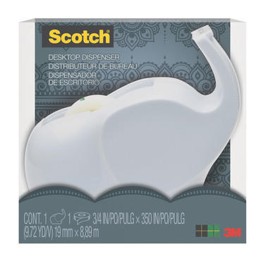 SCOTCH Dispenser Elephant 19mmx8,89m C43-ELPHT incl. 1 x Magic tape
