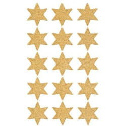 Z-DESIGN Sticker stelle natale 4112 oro 2 pezzi
