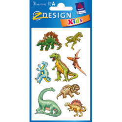Z-DESIGN Sticker Kids 53145 Dinosaurier 3 Stück