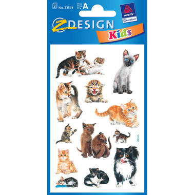 Z-DESIGN Sticker Kids 53574 Motivo 3 pezzi