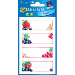 Z-DESIGN Sticker Home 59550 Früchte 3 Stück