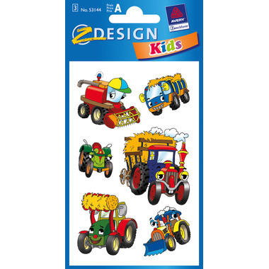 Z-DESIGN Sticker Kids 53144 sujet 3 pcs.