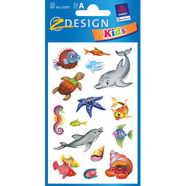 Z-DESIGN Sticker Kids 53707 Motivo 2 pezzi