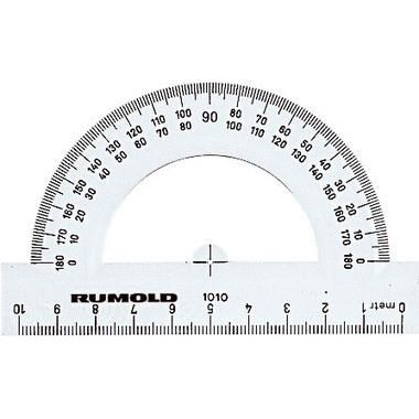 RUMOLD Schulwinkelmesser 10cm 1010 180°