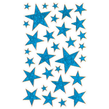 Z-DESIGN Foglio effetto blu 52259 stelle natale