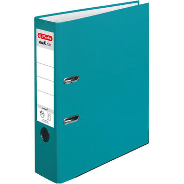 HERLITZ Ordner maX.file A4 8cm 50015931 Carribean Turquoise protect
