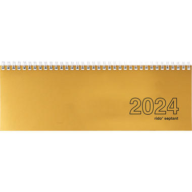 RIDOIDE Calendario hori. 2024 36221R11.24 307x105mm,gold