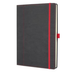 CONCEPTUM Carnet de notes A4 CO694 grey-red, dots 194 pages