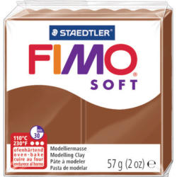 FIMO Knete Soft 57g 8020-76 cognac