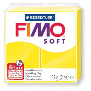 FIMO Knete Soft 57g 8020-10 gelb