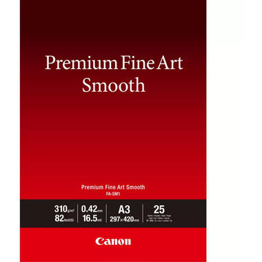 CANON Premium Paper 310g A3 FASM2A3 Fine Art Smooth 25 feuilles