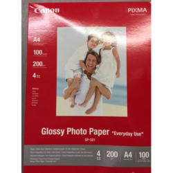 CANON Glossy Photo Paper 200g A4 GP501A4 InkJet, Everyday 100 fogli