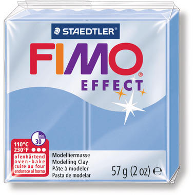 FIMO Modelliermasse soft 8020-386 Edelstein blau-achat 57g
