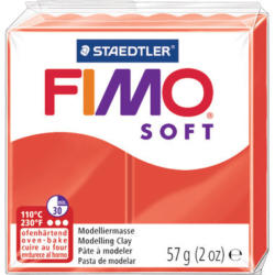 FIMO Plastilina Soft 57g 8020-24 rosso