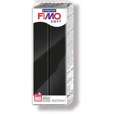 FIMO Argilla da modellare soft 8021-9 nero 454g