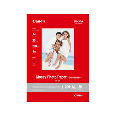 CANON Photo Paper glossy A4 GP501A4 InkJet, 200g 20 fogli