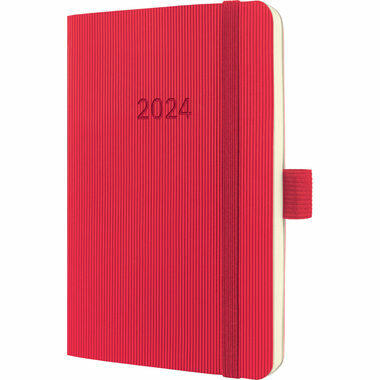 CONCEPTUM Calendrier 2024 C2435 red, 2P/1S, SC, A6