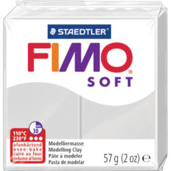 FIMO Pâte à modeler Soft 57g 8020-80 gris