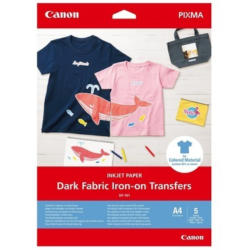 CANON Iron-on T-Shirt A4 DF101A4 Dark Fabric 5 Blatt