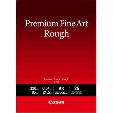 CANON Premium Paper 320g A3 FARG1A3 Fine Art Rough 25 fogli