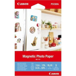CANON Magnetic Photo Paper 10x15cm MG-101 Glossy 5 fogli