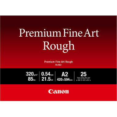 CANON Premium Paper 320g A2 FARG1A2 Fine Art Rough 25 fogli
