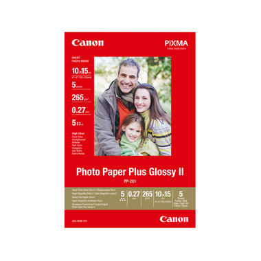 CANON Photo Paper glossy 10x15cm PP2014x6 InkJet, 265g 5 fogli