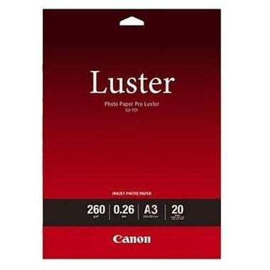 CANON Photo Paper Pro Luster A3 LU101A3 InkJet, 260g 20 feuilles