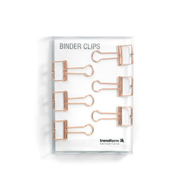 TRENDFORM Binder Clips 19mm SY0420 6 pezzi rame