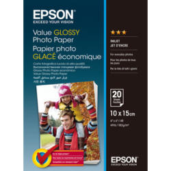 EPSON Value Photo Paper 10x15cm S400037 InkJet 183g 20 fogli