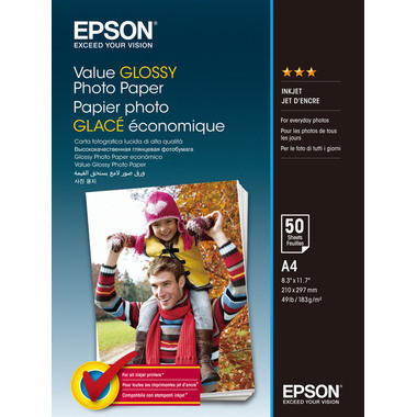 EPSON Value Photo Paper A4 S400036 InkJet 183g 50 fogli