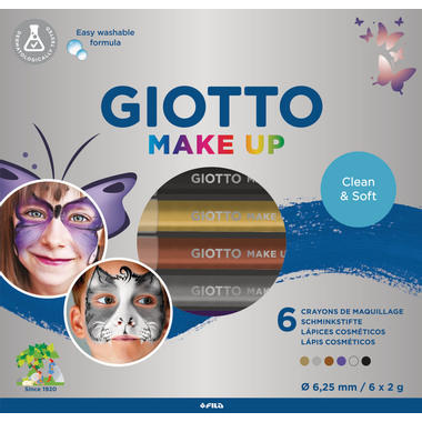 GIOTTO Cerone Make-Up F474300 Metallic Pencil 6 pezzi