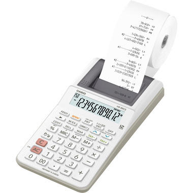 CASIO Calculatrice HR-8RCEWE 12x blanc